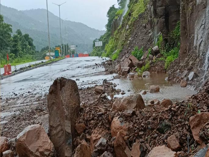 Along with Kashedi Ghat, now there is a landslide crisis on the tunnel as well, traffic on the Ghat and tunnel route connecting Ratnagiri-Raigad is in danger | कशेडी घाटासह आता बोगद्यावरही दरडीचे संकट, रत्नागिरी-रायगड जोडणाऱ्या घाट आणि बोगदा मार्गावर वाहतूक धोक्यात