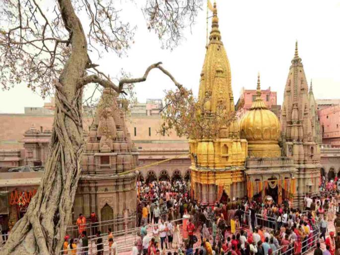 Devotee had fallen in Kashi Vishwanath Temple eight policemen have been suspended on charges of negligence | काशी विश्वनाथाच्या गर्भगृहात कोसळले भाविक; निष्काळजीपणामुळे आठ पोलिस निलंबित Devotee had fallen in Kashi Vishwanath Temple eight policemen have been suspended on charges of negligence | काशी विश्वनाथाच्या गर्भगृहात कोसळले भाविक; निष्काळजीपणामुळे आठ पोलिस निलंबित