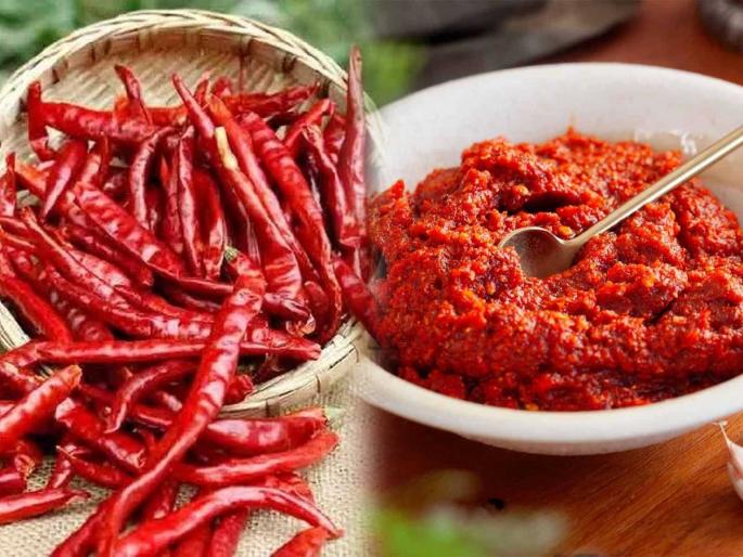kashmiri lal mirchi chutney recipe, how to make kashmiri lal mirchi chutney, lal mirchi chutney recipe | काश्मिरी लाल मिरच्यांची झणझणीत चटणी! रेसिपी पाहूनच तोंडाला सुटेल पाणी, लगेचच बघा... kashmiri lal mirchi chutney recipe, how to make kashmiri lal mirchi chutney, lal mirchi chutney recipe | काश्मिरी लाल मिरच्यांची झणझणीत चटणी! रेसिपी पाहूनच तोंडाला सुटेल पाणी, लगेचच बघा...