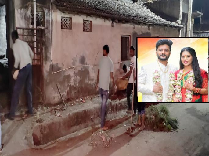 Child marriage started through village cleaning, An initiative of Pradeep Mali, a social worker in Sangli district | Sangli: ग्रामस्वच्छतेतून रोवली मुलाच्या लग्नाची मुहूर्तमेढ, कवठेएकंद येथील समाजसेवक प्रदीप माळी यांचा आदर्श उपक्रम
