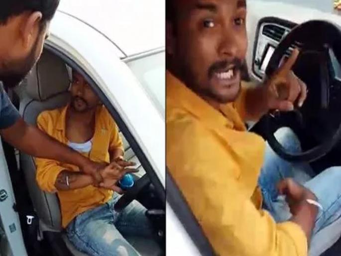 forcing minor girls into a car, sexual abuse; yuvasena activist arrested in yavatmal | विद्यार्थिनीला जबरदस्तीने कारमध्ये खेचून अश्लिल चाळे; युवासेनेच्या कार्यकर्त्याला चोपले