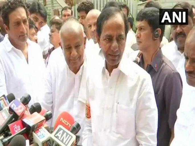 Telangana cabinet recommends assembly dissolution | तेलंगणा विधानसभा मुदतीपूर्वीच बरखास्त, मुदतपूर्व निवडणुकीचा मार्ग मोकळा Telangana cabinet recommends assembly dissolution | तेलंगणा विधानसभा मुदतीपूर्वीच बरखास्त, मुदतपूर्व निवडणुकीचा मार्ग मोकळा