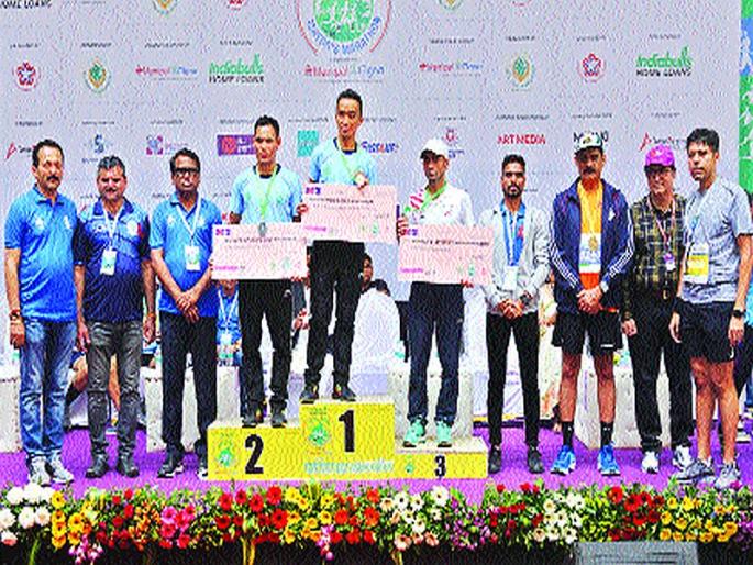 Vasai-Virar Mayor Marathon; Mohit Rathore, Kiran Sahadev beat | वसई-विरार महापौर मॅरेथॉन; मोहित राठोड, किरण सहदेव यांनी मारली बाजी Vasai-Virar Mayor Marathon; Mohit Rathore, Kiran Sahadev beat | वसई-विरार महापौर मॅरेथॉन; मोहित राठोड, किरण सहदेव यांनी मारली बाजी