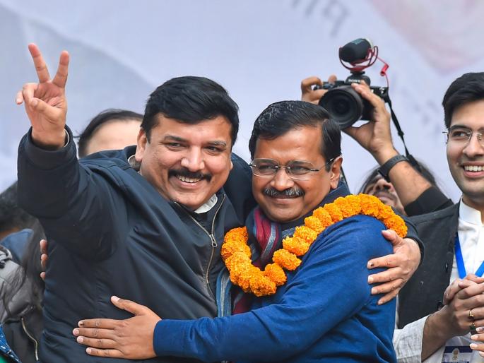 Arvind Kejriwal in jail, Sanjay Singh out! AAP MP got bail after six months in liquor policy scam case | केजरीवाल आत, संजय सिंह बाहेर! दारु घोटाळा: आप खासदारांना मिळाला सहा महिन्यांनी जामिन Arvind Kejriwal in jail, Sanjay Singh out! AAP MP got bail after six months in liquor policy scam case | केजरीवाल आत, संजय सिंह बाहेर! दारु घोटाळा: आप खासदारांना मिळाला सहा महिन्यांनी जामिन