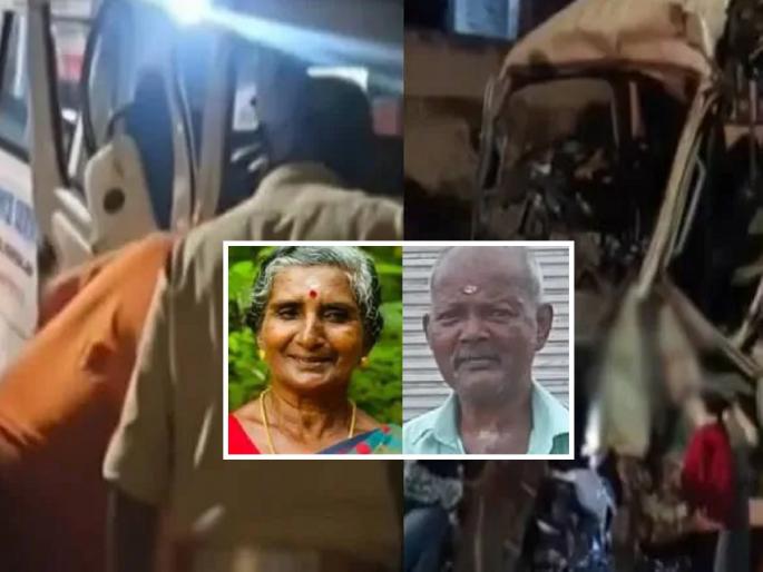 Woman taking sick husband to hospital; Truck hits ambulance, both die on the spot | आजारी पतीला रुग्णालयात घेऊन जाताना ट्रकची धडक, वृद्ध दाम्पत्याचा जागीच मृत्यू... Woman taking sick husband to hospital; Truck hits ambulance, both die on the spot | आजारी पतीला रुग्णालयात घेऊन जाताना ट्रकची धडक, वृद्ध दाम्पत्याचा जागीच मृत्यू...