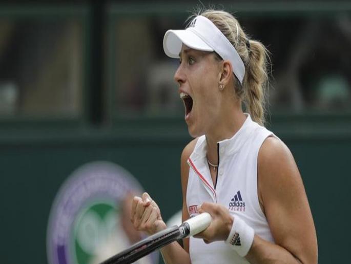Wimbledon 2018: Germany's KERBER enters the final round | Wimbledon 2018 : जर्मनीची कर्बर अंतिम फेरीत दाखल
