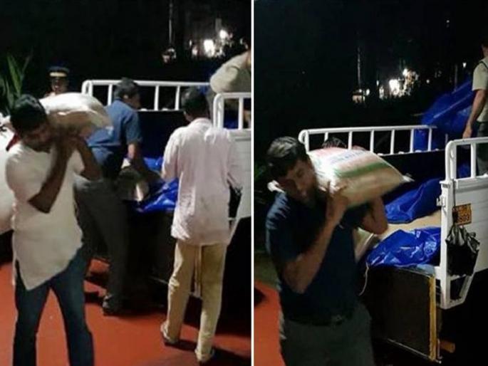 Two IAS officers who became 'hamal' for Kerala flood victims | केरळच्या पूरग्रस्तांसाठी 'हमाल' बनलेत हे दोन आयएएस अधिकारी Two IAS officers who became 'hamal' for Kerala flood victims | केरळच्या पूरग्रस्तांसाठी 'हमाल' बनलेत हे दोन आयएएस अधिकारी