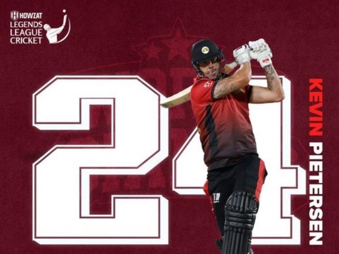 4 6 4 4 6 6, Most expensive over of Legends League Cricket, Kevin Pietersen smashes Sanath Jayasuriya for 30 runs in an over  | Legends League Cricket : ४, ६, ४, ४, ६ , ६ ; केव्हिन पीटरसननं एका षटकात चोपल्या ३० धावा, सनथ जयसूर्याची केली धुलाई, Video