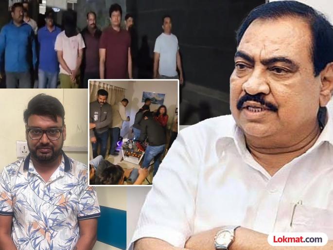 pune news How can a rave party be held with some people sitting at home | घरात बसलेले काहीजण म्हणजे रेव्ह पार्टी कशी होईल ? एकनाथ खडसेंचा सवाल pune news How can a rave party be held with some people sitting at home | घरात बसलेले काहीजण म्हणजे रेव्ह पार्टी कशी होईल ? एकनाथ खडसेंचा सवाल