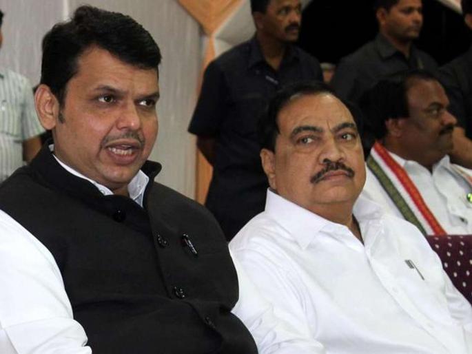 bjp leader eknath khadse criticizes devendra fadnavis and girish mahajan | फडणवीस, महाजनांमुळे माझं तिकीट कापलं; खडसेंकडून पहिल्यांदाच नाव घेऊन गंभीर आरोप bjp leader eknath khadse criticizes devendra fadnavis and girish mahajan | फडणवीस, महाजनांमुळे माझं तिकीट कापलं; खडसेंकडून पहिल्यांदाच नाव घेऊन गंभीर आरोप