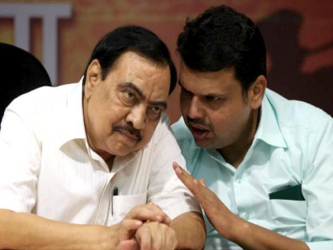 why police personnel salary diverted to axis bank eknath khadse asks devendra fadnavis | अॅक्सिस बँकेत पोलिसांचे पगार वळवले, तो पदाचा सदुपयोग होता का?; खडसेंचा थेट सवाल why police personnel salary diverted to axis bank eknath khadse asks devendra fadnavis | अॅक्सिस बँकेत पोलिसांचे पगार वळवले, तो पदाचा सदुपयोग होता का?; खडसेंचा थेट सवाल
