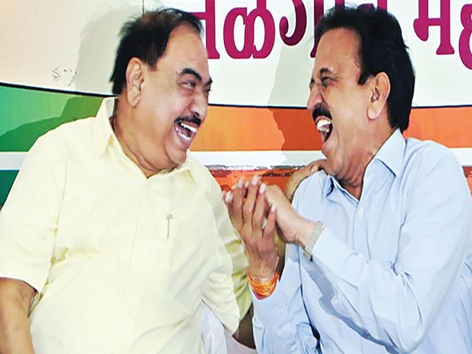 All the talk between us and Girish Mahajan; Khadse's U-turn | आपल्यात व गिरीश महाजन यांच्यात सर्व आलबेल; खडसे यांचा यू टर्न All the talk between us and Girish Mahajan; Khadse's U-turn | आपल्यात व गिरीश महाजन यांच्यात सर्व आलबेल; खडसे यांचा यू टर्न