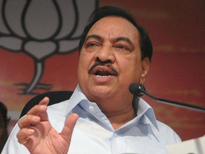eknath khadse slams bjp leader devendra fadnavis after resigning from party | एकनाथ खडसे पुन्हा फडणवीसांवर बरसले; थेट मोदी-शहांची नावं घेऊन बोलले eknath khadse slams bjp leader devendra fadnavis after resigning from party | एकनाथ खडसे पुन्हा फडणवीसांवर बरसले; थेट मोदी-शहांची नावं घेऊन बोलले