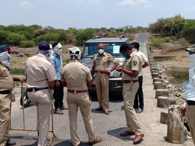 Thorough inspection of Buldana district boundaries | बुलडाणा जिल्ह्याच्या सीमांवर कसून तपासणी Thorough inspection of Buldana district boundaries | बुलडाणा जिल्ह्याच्या सीमांवर कसून तपासणी