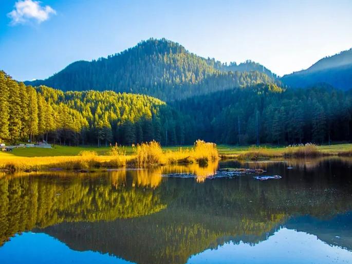 Khajjiar is the mini switzerland of himachal pradesh | हिमाचल प्रदेशातील 'खजियार' ठरतं बेस्ट ऑफबीट डेस्टिनेशन Khajjiar is the mini switzerland of himachal pradesh | हिमाचल प्रदेशातील 'खजियार' ठरतं बेस्ट ऑफबीट डेस्टिनेशन