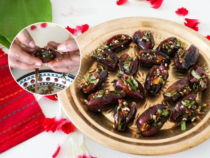 Good for digestion and very tasty - see the recipe for making date bites, eat one every day after meals | पचनासाठी उत्तम आणि चवीसाठीही - पाहा खजूर पान करायची रेसिपी, जेवणानंतर एक पान,रोज खा