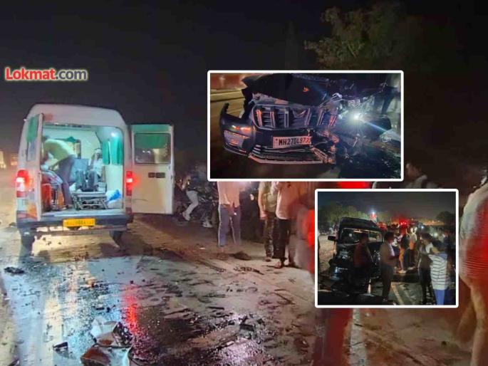 Speeding cars hit each other near Khamgaon; Five people were injured in the terrible accident | खामगावजवळ भरधाव कार एकमेकांवर आदळल्या; भीषण अपघातात पाच जण जखमी Speeding cars hit each other near Khamgaon; Five people were injured in the terrible accident | खामगावजवळ भरधाव कार एकमेकांवर आदळल्या; भीषण अपघातात पाच जण जखमी