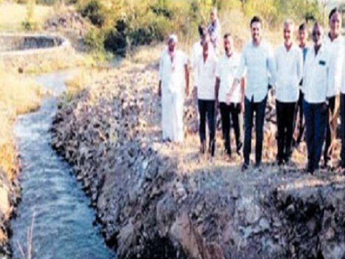 Krishna water in Chinchani area of Khanapur taluka through Tembhu scheme | चिंचणीच्या ओसाड माळरानात कृष्णामाईचे आगमन, टेंभू योजनेच्या माध्यमातून हरितक्रांतीला सुरुवात Krishna water in Chinchani area of Khanapur taluka through Tembhu scheme | चिंचणीच्या ओसाड माळरानात कृष्णामाईचे आगमन, टेंभू योजनेच्या माध्यमातून हरितक्रांतीला सुरुवात