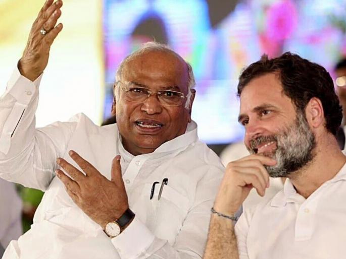 Lok Sabha Election 2024 Mallikarjun Kharge said congress will usher in rozgar kranti | Mallikarjun Kharge : "काँग्रेस 'रोजगार क्रांती' सुरू करेल, सत्तेत आल्यास..."; मल्लिकार्जुन खरगेंनी थेट सांगितलं Lok Sabha Election 2024 Mallikarjun Kharge said congress will usher in rozgar kranti | Mallikarjun Kharge : "काँग्रेस 'रोजगार क्रांती' सुरू करेल, सत्तेत आल्यास..."; मल्लिकार्जुन खरगेंनी थेट सांगितलं