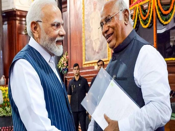 congress-president-mallikarjun-kharge-will-present-at-the-swearing-ceremony-in-of-modi-government | मोदी सरकारच्या शपथविधी सोहळ्याला काँग्रेस अध्यक्ष मल्लिकार्जुन खर्गे उपस्थित राहणार congress-president-mallikarjun-kharge-will-present-at-the-swearing-ceremony-in-of-modi-government | मोदी सरकारच्या शपथविधी सोहळ्याला काँग्रेस अध्यक्ष मल्लिकार्जुन खर्गे उपस्थित राहणार