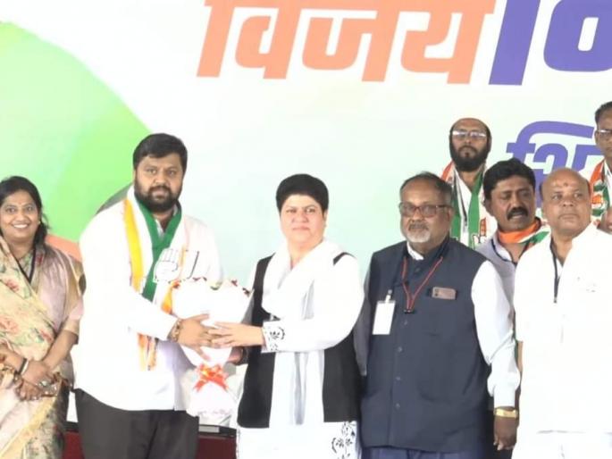 Maharashtra Assembly Election 2024 Vikram Singh Khatal-Patil, grandson of B. J. Khatal-Patil, entered the Congress | बी. जे. खताळ-पाटील यांचे नातू विक्रमसिंह खताळ-पाटील यांचा काँग्रेसमध्ये प्रवेश Maharashtra Assembly Election 2024 Vikram Singh Khatal-Patil, grandson of B. J. Khatal-Patil, entered the Congress | बी. जे. खताळ-पाटील यांचे नातू विक्रमसिंह खताळ-पाटील यांचा काँग्रेसमध्ये प्रवेश