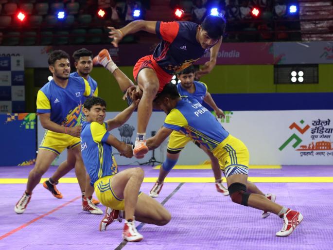 Khelo India: Maharashtra Kabaddi team enter in final | खेलो इंडिया : कबड्डीमध्ये महाराष्ट्राचा संघ अंतिम फेरीत Khelo India: Maharashtra Kabaddi team enter in final | खेलो इंडिया : कबड्डीमध्ये महाराष्ट्राचा संघ अंतिम फेरीत