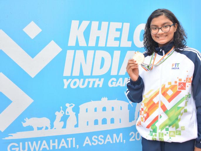 Khelo India: Maharashtra retains gold in swimming | खेलो इंडिया : जलतरणात महाराष्ट्राचा सुवर्णजल्लोष कायम