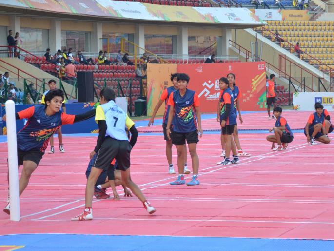 Khelo India: Maharashtra in Kho-Kho performing well, reach in 2nd round | खेलो इंडिया : खो-खो मध्ये महाराष्ट्राची धडाकेबाज घोडदौड Khelo India: Maharashtra in Kho-Kho performing well, reach in 2nd round | खेलो इंडिया : खो-खो मध्ये महाराष्ट्राची धडाकेबाज घोडदौड