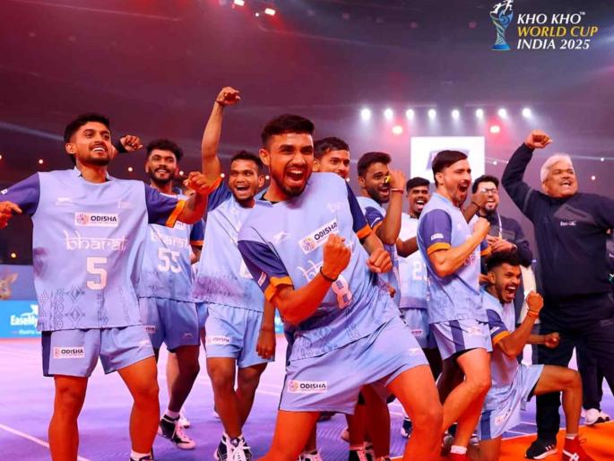 Kho Kho World Cup 2025 Indian men team continues to perform brilliantly women team also has a fantastic dream run | खो-खो विश्वचषक २०२५ : भारतीय पुरुष संघाची घोडदौड; महिला ब्रिगेडचीही शानदार 'ड्रीम रन' Kho Kho World Cup 2025 Indian men team continues to perform brilliantly women team also has a fantastic dream run | खो-खो विश्वचषक २०२५ : भारतीय पुरुष संघाची घोडदौड; महिला ब्रिगेडचीही शानदार 'ड्रीम रन'