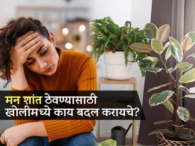Mental Health Tips : Make these 4 changes in your room to boost mental health | स्ट्रेस- टेंशन कमी करण्यासाठी घरात करा 'हे' काही बदल; वाटू लागेल प्रसन्न-नकारात्मकता होईल कमी
