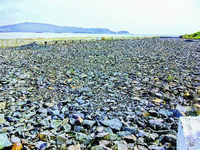 Work on the port of Khorara was stopped | खोरा बंदरातील वाहनतळाचे काम रखडले
