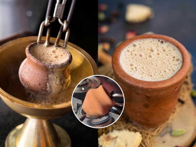 How to make tapri-style tandoori tea at home in minutes Easy homemade tandoori chai recipe using kulhad Best winter tea recipes | हिवाळ्यात प्या तंदुरी चहा, टपरीसारखा कडक चहा घरीच मिनिटात होईल, फक्कड चहा करण्याची सोपी रेसिपी How to make tapri-style tandoori tea at home in minutes Easy homemade tandoori chai recipe using kulhad Best winter tea recipes | हिवाळ्यात प्या तंदुरी चहा, टपरीसारखा कडक चहा घरीच मिनिटात होईल, फक्कड चहा करण्याची सोपी रेसिपी