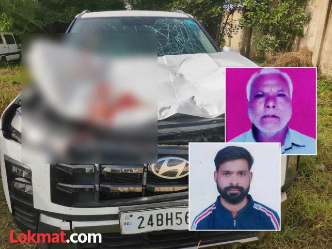 Two people died ac hit by speeding car, both died on the spot, incident in Chhatrapati sambhajinagar | पायी जाणाऱ्या दोघांना भरधाव कारने उडविले, दोघांचा जागीच मृत्यू; छत्रपती संभाजीनगरमधील घटना