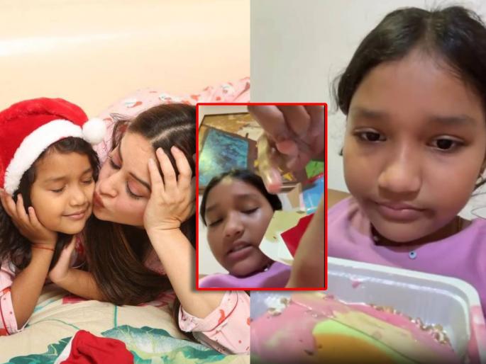 tv actress mahi vij daughter khushi found dead ants in ice cream which has order online | ऑनलाइन मागवलेल्या आईस्क्रीममध्ये दिसल्या मेलेल्या मुंग्या, प्रसिद्ध अभिनेत्रीच्या लेकीसोबत किळसवाणा प्रकार, शेअर केला व्हिडीओ