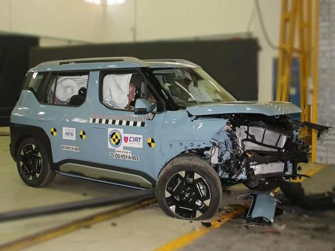 Kia Syros gave its car to crash, what safety rating did it get in Bharat NCAP? | कियाने आपली कार क्रॅश करायला दिली, भारत एनकॅपमध्ये किती सेफ्टी रेटिंग मिळाले?