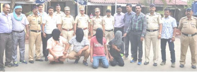 Kidnapping for bhisi : Four accused arrested in Nagpur | भिसीचा हप्ता न भरल्यामुळे नागपुरात अपहरण : चार आरोपीस अटक Kidnapping for bhisi : Four accused arrested in Nagpur | भिसीचा हप्ता न भरल्यामुळे नागपुरात अपहरण : चार आरोपीस अटक