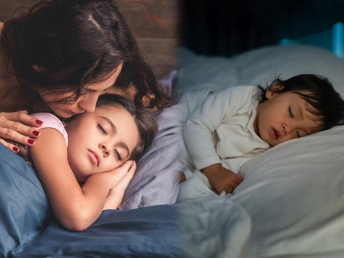 parening tips What is the best bedtime for children according to age How parents can help kids sleep on time | मुलांनी रात्री किती वाजता झोपणं आवश्यक? पालकांनी करावं १ काम, मुलांसाठी फार आवश्यक