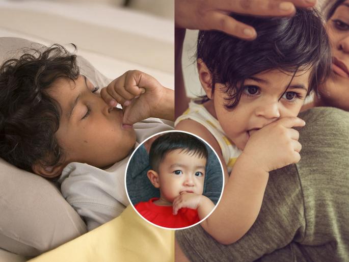 How to stop thumb sucking in toddlers Simple remedies for kids sucking fingers Break thumb sucking habit in children | मुलं वारंवार तोंडात बोट घालतात- अंगठा चोखतात? ३ सोपे उपाय - मुलांची सवय लगेच सुटेल..