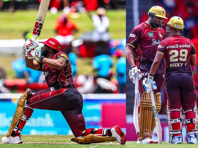 7 Sixes In 8 Balls Kieron Pollard Goes Berserk For Shah Rukh Khan's Team In CPL 2025 Watch | MI च्या ताफ्यातून स्टार झालेल्या पोलार्डची शाहरुखच्या संघाकडून 'हिरोगिरी'! ८ चेंडूत ७ गगनचुंबी षटकार (VIDEO)