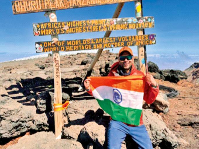 7 days journey in just 23 hours... and reached Kilimanjaro!  | 7 दिवसांचा प्रवास अवघ्या 23 तासांत... अन् किलीमंजारो गाठले!  7 days journey in just 23 hours... and reached Kilimanjaro!  | 7 दिवसांचा प्रवास अवघ्या 23 तासांत... अन् किलीमंजारो गाठले!