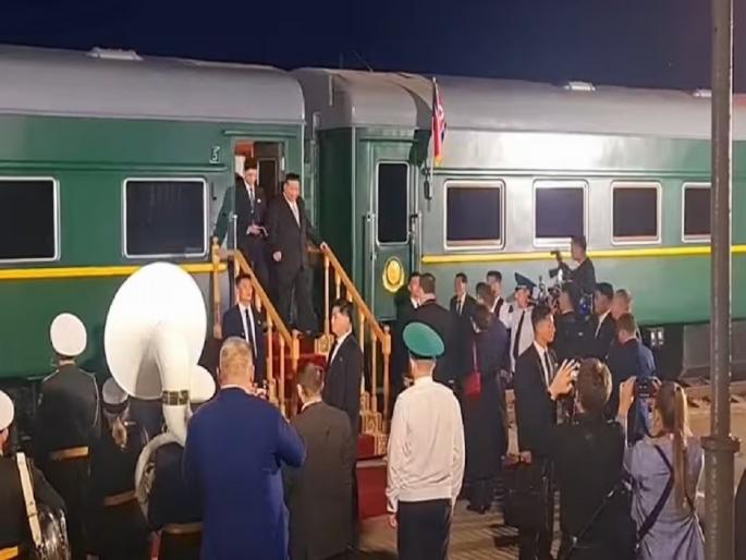 Kim Jong In Russia, Meeting With Putin; What is cooking between the two..? | किम जोंग ट्रेनने रशियात दाखल, पुतिन यांच्यासोबत महत्वाची बैठक; दोघांमध्ये काय शिजतंय..? Kim Jong In Russia, Meeting With Putin; What is cooking between the two..? | किम जोंग ट्रेनने रशियात दाखल, पुतिन यांच्यासोबत महत्वाची बैठक; दोघांमध्ये काय शिजतंय..?