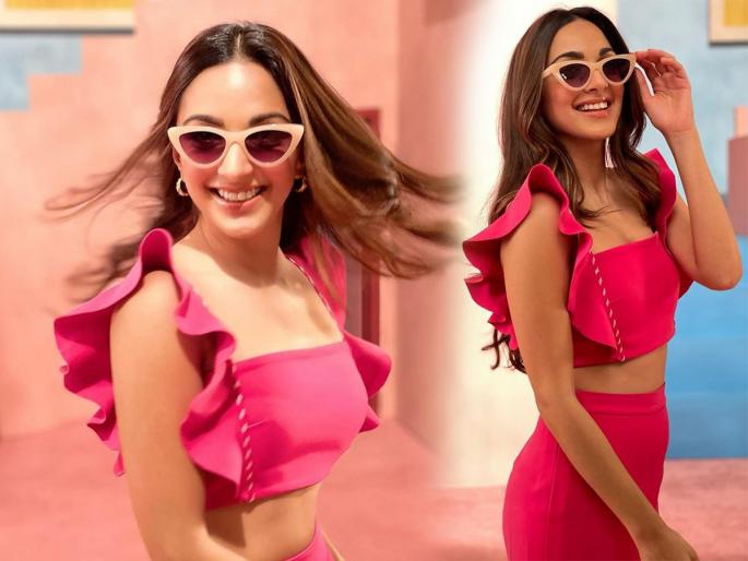 Kiara Advani's Perfect Pink Look Viral, what's the new fashion for co-ord dress? | कियारा अडवाणीचा परफेक्ट पिंक लूक व्हायरल, काय आहे को-ऑर्ड ड्रेसची नवी फॅशन?