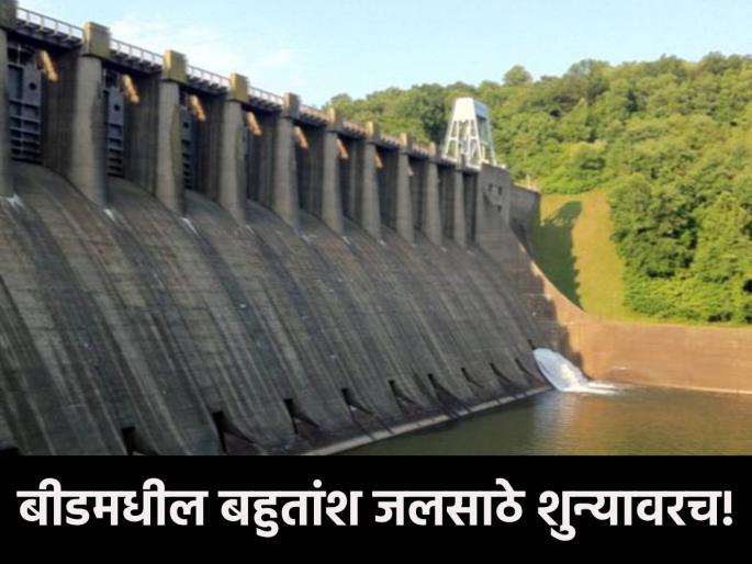 Beed dam water storage: Heavy rains in Beed for two days, Majalgaon Manjra dam still at zero | बीडमध्ये दोन दिवसांपासून पावसाची जोरदार हजेरी, माजलगाव, मांजरा धरण अजूनही शुन्यावर Beed dam water storage: Heavy rains in Beed for two days, Majalgaon Manjra dam still at zero | बीडमध्ये दोन दिवसांपासून पावसाची जोरदार हजेरी, माजलगाव, मांजरा धरण अजूनही शुन्यावर
