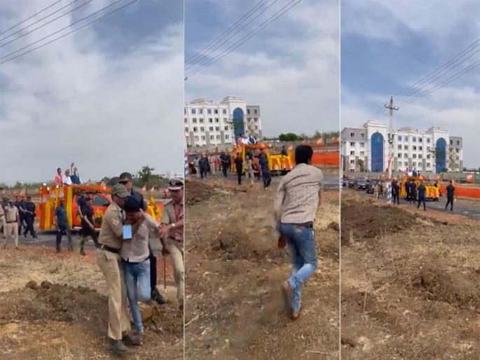 Prime Minister Narendra Modi's security system breached again; This is the second incident of security breach in 3 months | पुन्हा भेदली पंतप्रधान मोदींची सुरक्षाव्यवस्था; सुरक्षेतील त्रुटीची ३ महिन्यांतील ही दुसरी घटना Prime Minister Narendra Modi's security system breached again; This is the second incident of security breach in 3 months | पुन्हा भेदली पंतप्रधान मोदींची सुरक्षाव्यवस्था; सुरक्षेतील त्रुटीची ३ महिन्यांतील ही दुसरी घटना