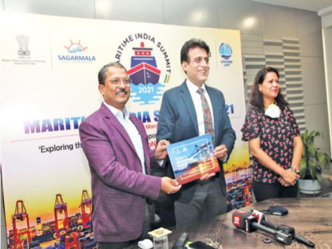 JNPT concludes MoU worth Rs 27,000 crore | जेएनपीटीने केले २७ हजार कोटींचे सामंजस्य करार; भारतातील बंदर आधारित औद्योगिकीकरणाचे होणार सक्षमीकरण JNPT concludes MoU worth Rs 27,000 crore | जेएनपीटीने केले २७ हजार कोटींचे सामंजस्य करार; भारतातील बंदर आधारित औद्योगिकीकरणाचे होणार सक्षमीकरण