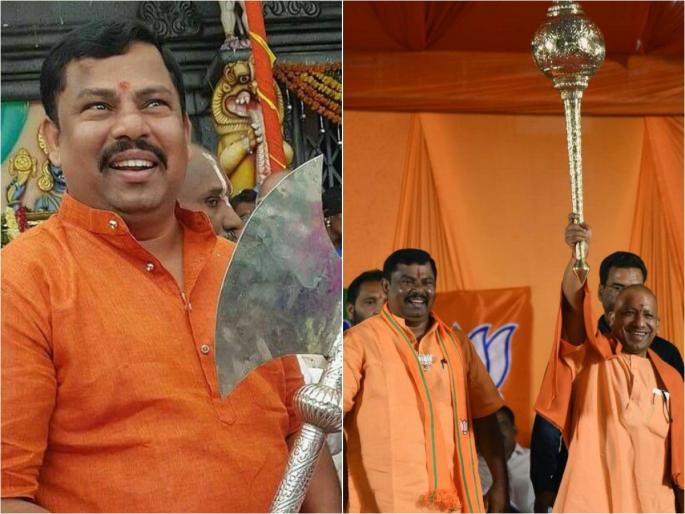 Uttar Pradesh Assembly Election 2022 bad words of bjp mla said yogi has ordered thousands of bulldozers for those who do not vote | Uttar Pradesh Assembly Election 2022 : मत न देणाऱ्यांसाठी योगींनी मागवले बुल्डोजर, JCB; भाजप आमदाराचं वादग्रस्त वक्तव्य Uttar Pradesh Assembly Election 2022 bad words of bjp mla said yogi has ordered thousands of bulldozers for those who do not vote | Uttar Pradesh Assembly Election 2022 : मत न देणाऱ्यांसाठी योगींनी मागवले बुल्डोजर, JCB; भाजप आमदाराचं वादग्रस्त वक्तव्य