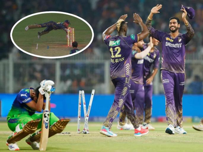 Phil Salt flying run out handed over 1 run win to KKR against RCB after Virat Kohli Controversy Rajat Patidar Dinesh Kartik Karn Sharma fightback in IPL 2024 | RCBच्या जखमेवर 'सॉल्ट'! शेवटच्या चेंडूवर उडी घेत केला रन-आऊट, १ धावेने KKRने मारली बाजी