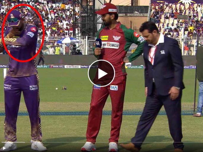 IPL 2024 : Lucknow Super Giants vs Kolkata Knight Riders Live Marathi -  Shreyas Iyer kissing the toss and winning the match, Kissed the toss - 2 & Matches won - 2, Watch Video | Toss उडवण्यापूर्वी श्रेयस अय्यरने केलं असं काही, लोकेश राहुलच्या डोळ्यांदेखत घडलं अन्... Video 