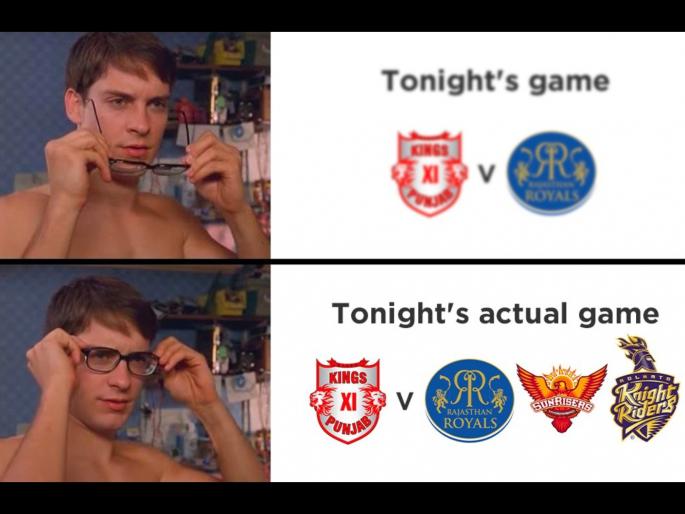 KXIP vs RR Latest News: SRH, KKR's support for Rajasthan Royals; See how the Social War against KXIP unfolded | KXIP vs RR Latest News : SRH, KKRचा राजस्थान रॉयल्सचा सपोर्ट; पाहा KXIP विरुद्ध कसा रंगलाय सोशल वॉर