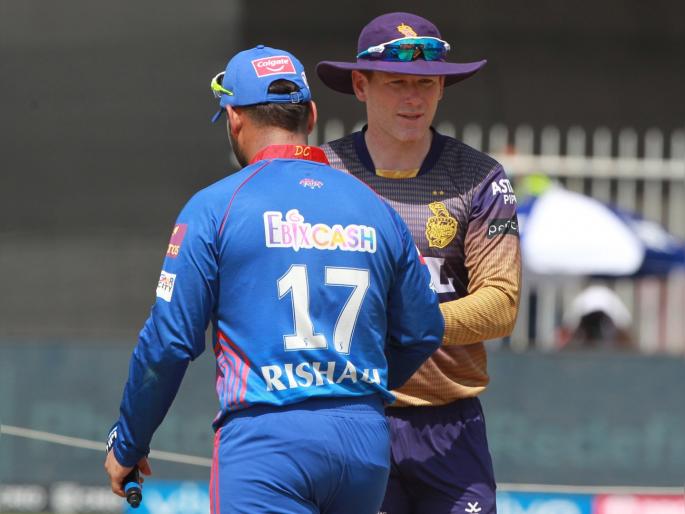 IPL 2021, KKR vs DC Qualifier 2 Live Updates : KKR won the toss and decided to bowl first, marcus Stoinis replaces Tom Curran in Delhi Capitals | IPL 2021, KKR vs DC Qualifier 2 Live Updates : दिल्लीच्या ताफ्यात महत्त्वाचा खेळाडू परतला, कोलकातानं आंद्रे रसेलला बाकावरच बसवला